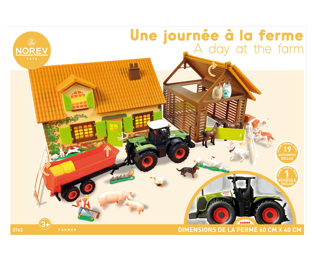 norev-une-journ-e-la-ferme-set-2-edifici-agricoli-modellino image 3