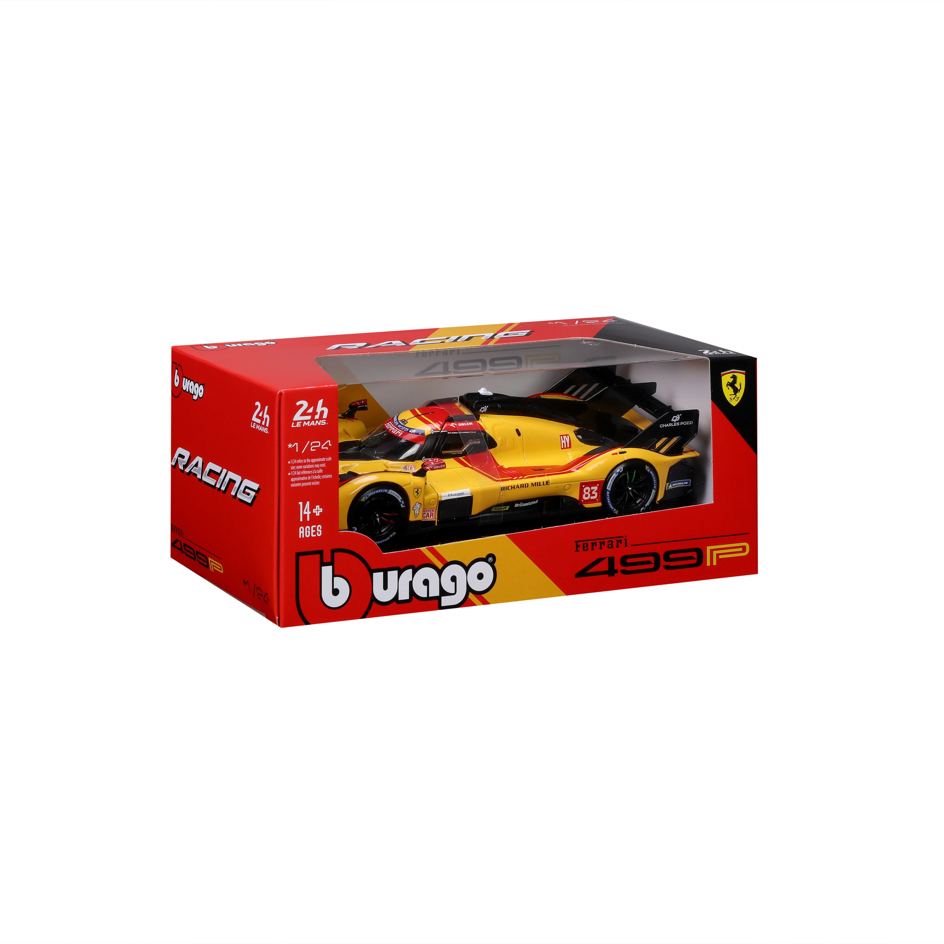 bburago-ferrari-499p-hypercar-24h-le-mans-campione-2025-n-83-1-24 image 2