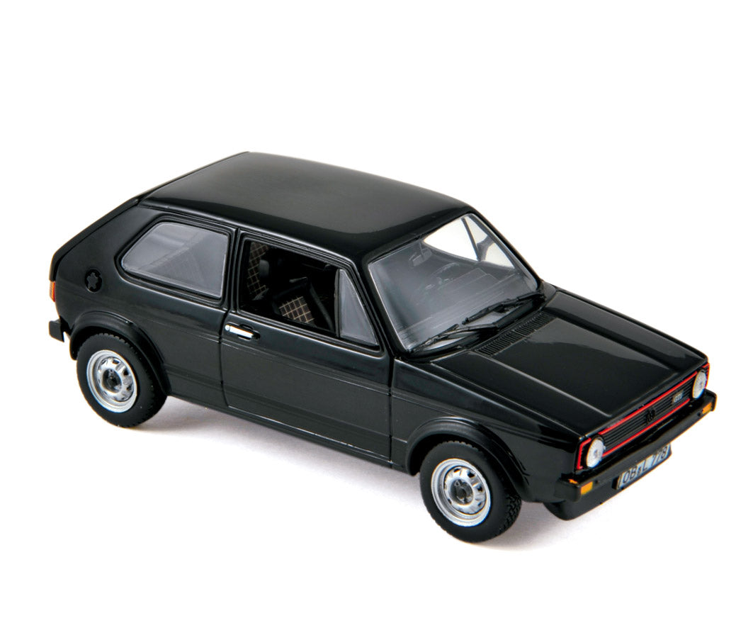 norev-vw-golf-gti-1976-nera-modellino-auto-1-43 image 1