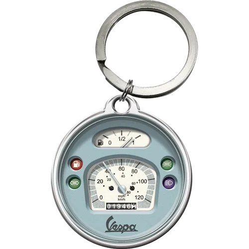 nostalgic-art-vespa-tacho-portachiavi-metallo-4-cm image 1