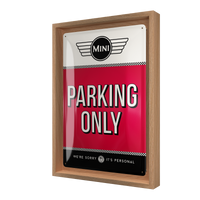 nostalgic-art-mini-parking-only-red-targa-in-metallo-20x30-cm image 7