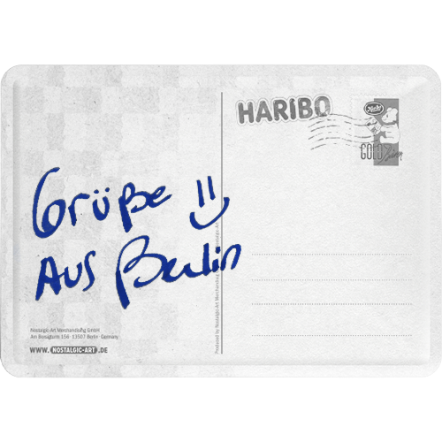 nostalgic-art-haribo-happy-bearsday-metal-card-10x14-cm image 4