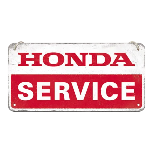 nostalgic-art-honda-mc-service-insegna-in-metallo-da-appendere-10x20-cm image 1