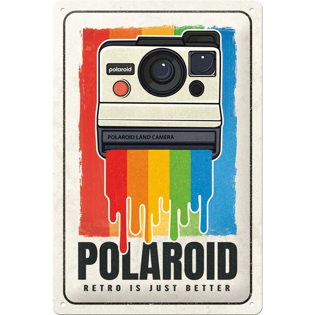 nostalgic-art-polaroid-retro-is-just-better-targa-in-metallo-20-x-30-cm image 1