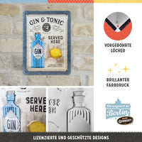 nostalgic-art-gin-tonic-served-here-targa-in-metallo-15x20-cm image 2
