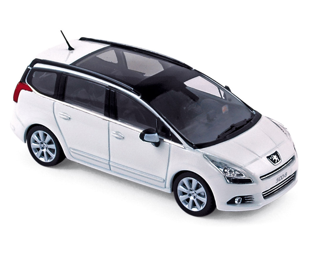 norev-peugeot-5008-2009-modello-auto-die-cast-1-43-pearl-white image 1