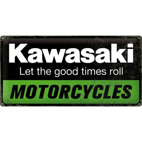 nostalgic-art-kawasaki-motorcycles-targa-in-metallo-25x50-cm-2 image 1