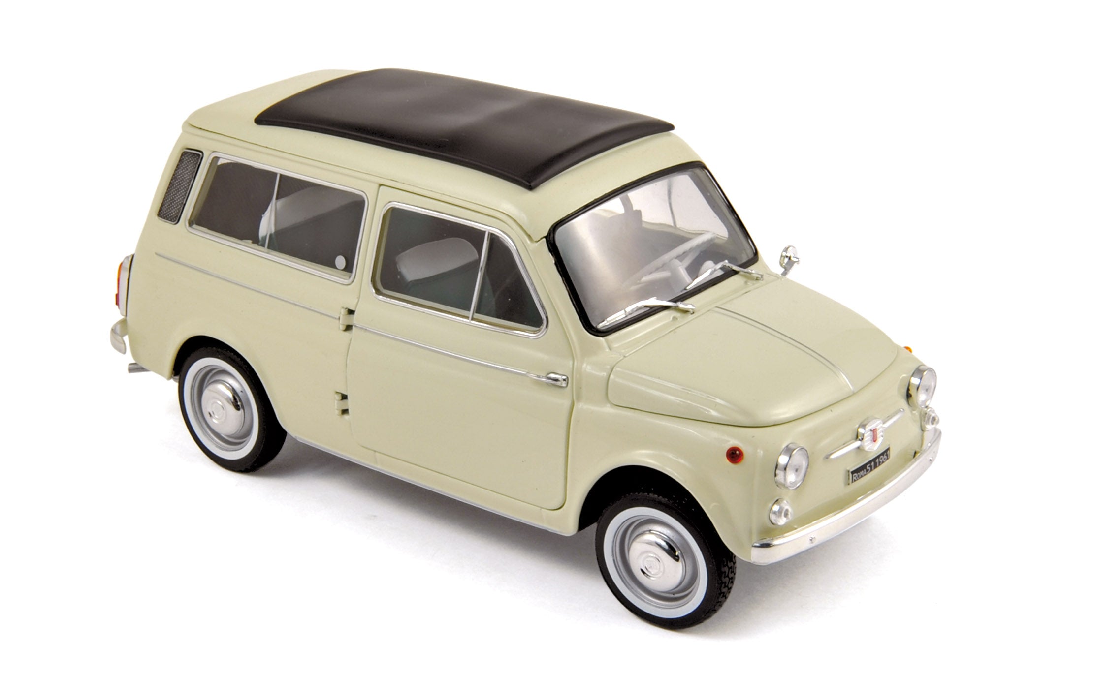 norev-fiat-500-jardini-re-1960-crema-modellino-auto-1-18 image 1