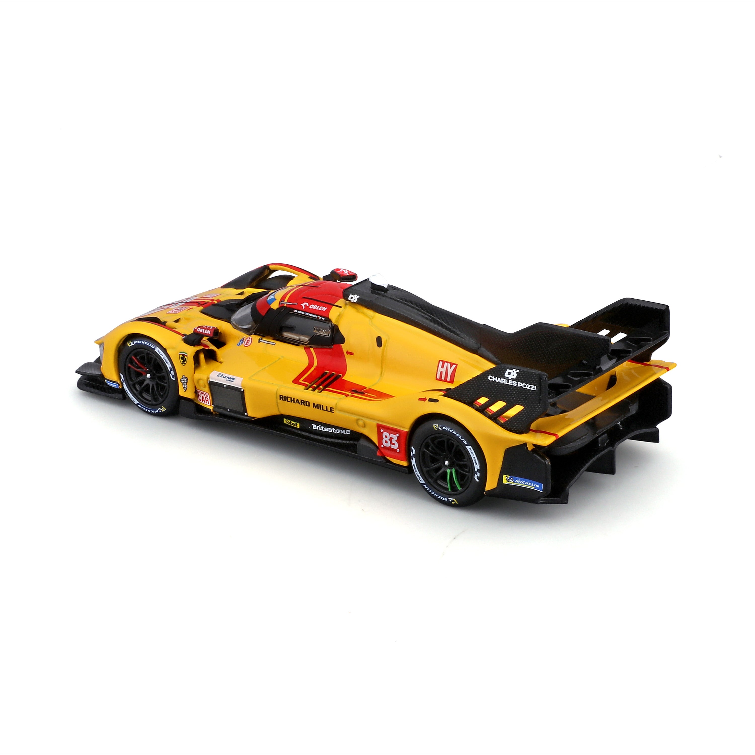 bburago-ferrari-499p-hypercar-lmh-2025-83-1-43-con-teca-24h image 6