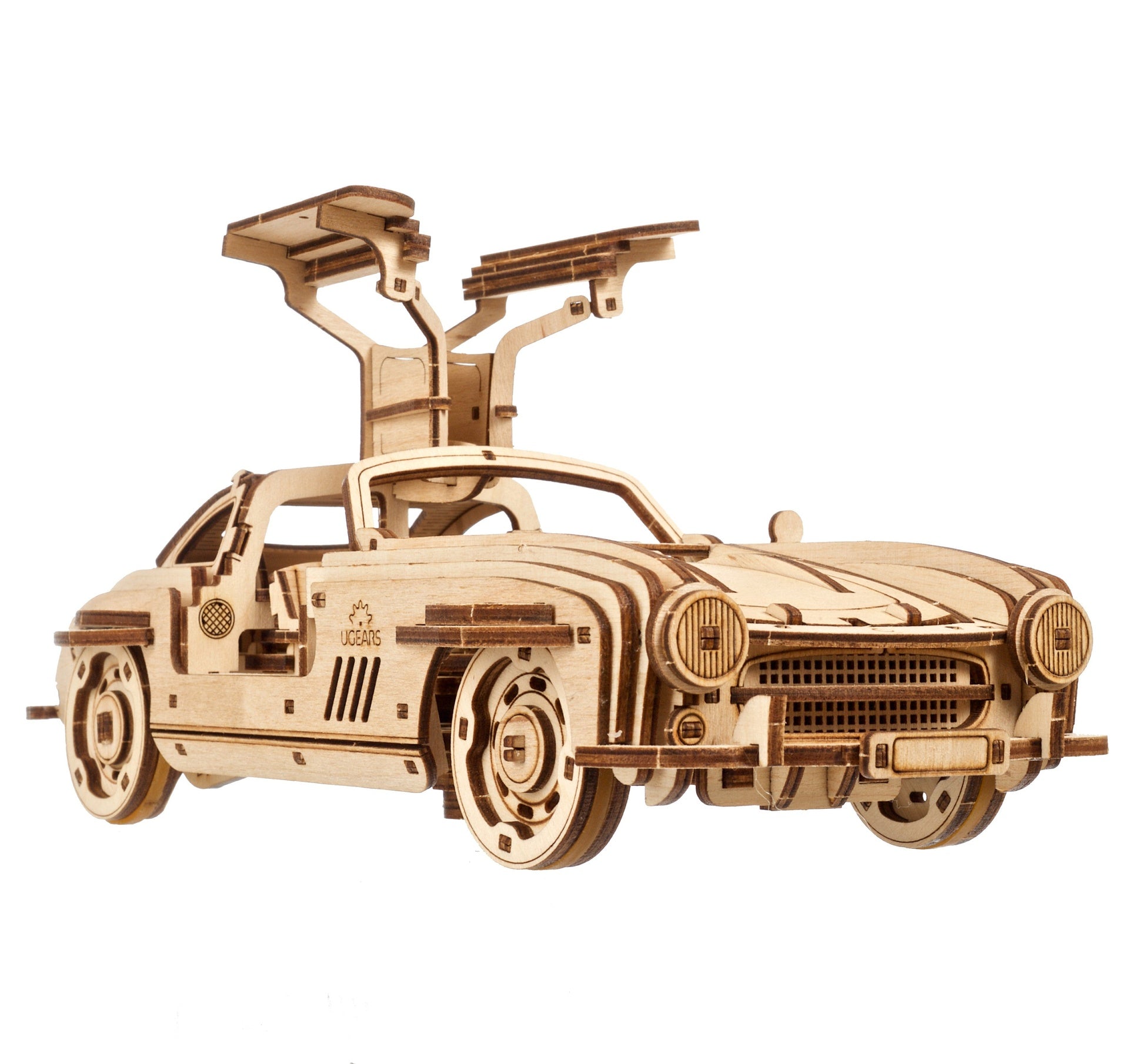 ugears-winged-sports-coupe-kit-modello-meccanico-in-legno-da-costruire image 2