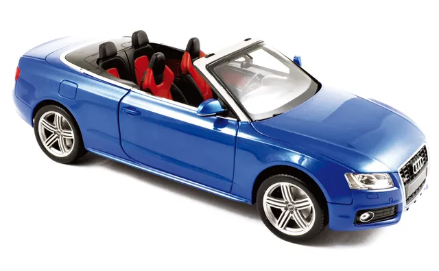 norev-audi-s5-convertible-2009-modellino-auto-1-18-blu-sprint image 1