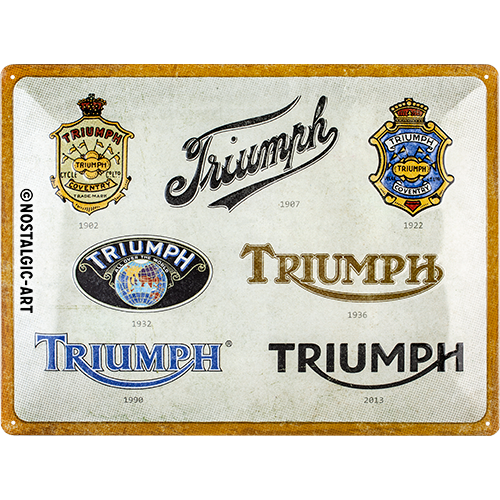 nostalgic-art-triumph-logo-evolution-targa-in-metallo-30x40-cm-2 image 2