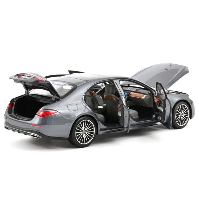 norev-mercedes-benz-classe-s-amg-line-2020-modellino-auto-1-18-grigio-metallizza image 1