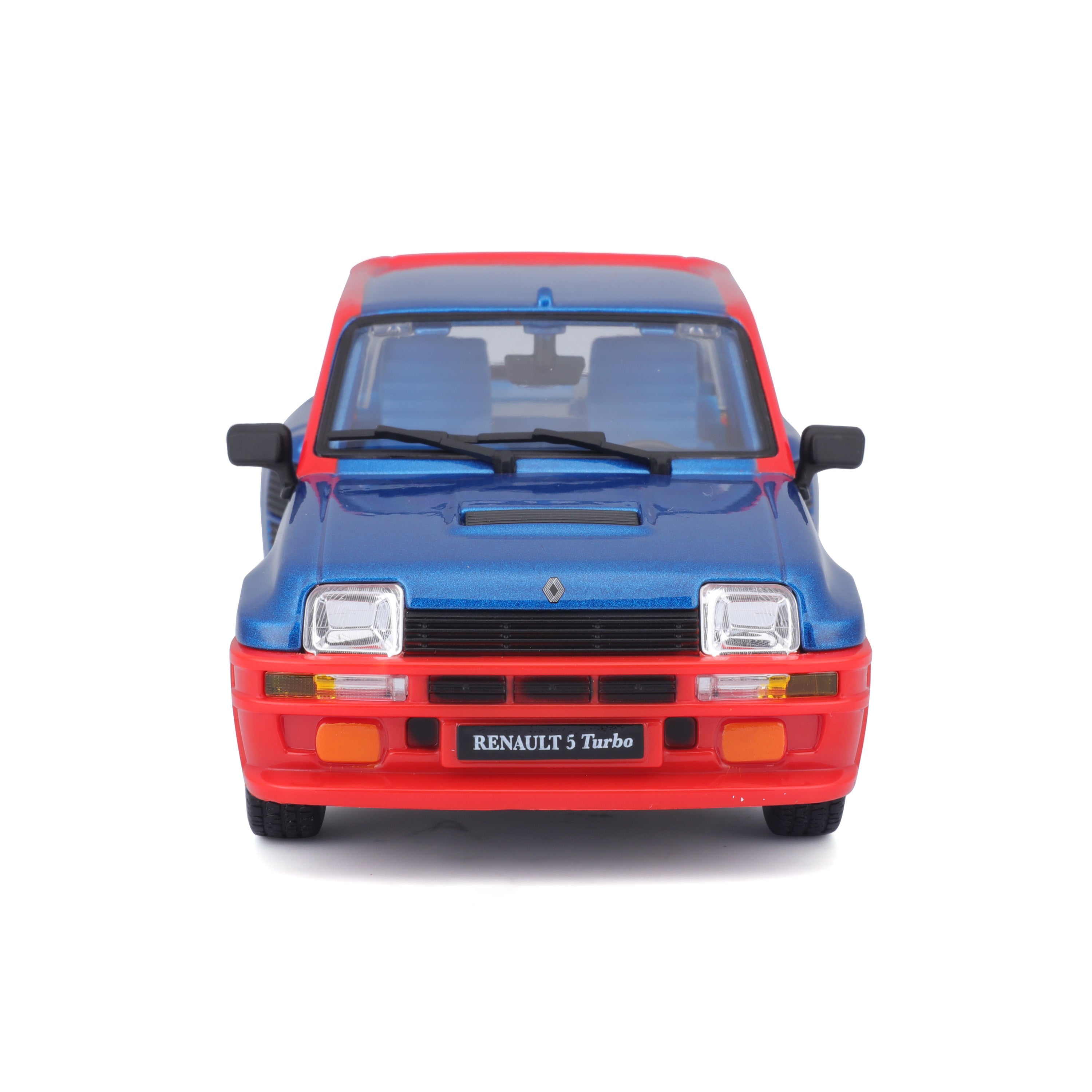 bburago-renault-5-turbo-1-24-modellino-auto-stradale-blu-e-rosso image 6
