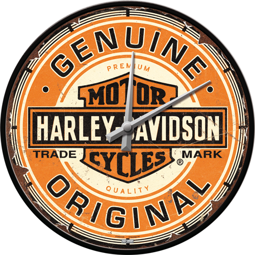 nostalgic-art-harley-davidson-genuine-original-orologio-da-parete-31-cm-2 image 1