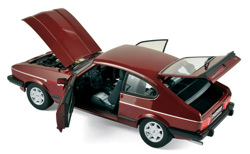 norev-ford-capri-mk-iii-2-8-injection-1982-modellino-auto-1-18-rossa image 1