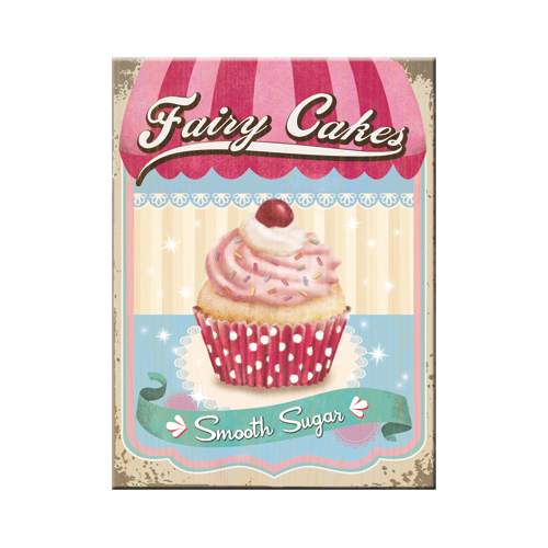 nostalgic-art-fairy-cakes-smooth-sugar-magnete-da-frigo-6x8-cm image 1