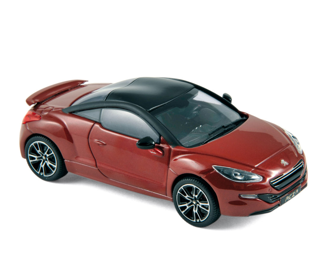 norev-peugeot-rcz-r-2013-rouge-erythr-e-noir-mat-modellino-1-43 image 1
