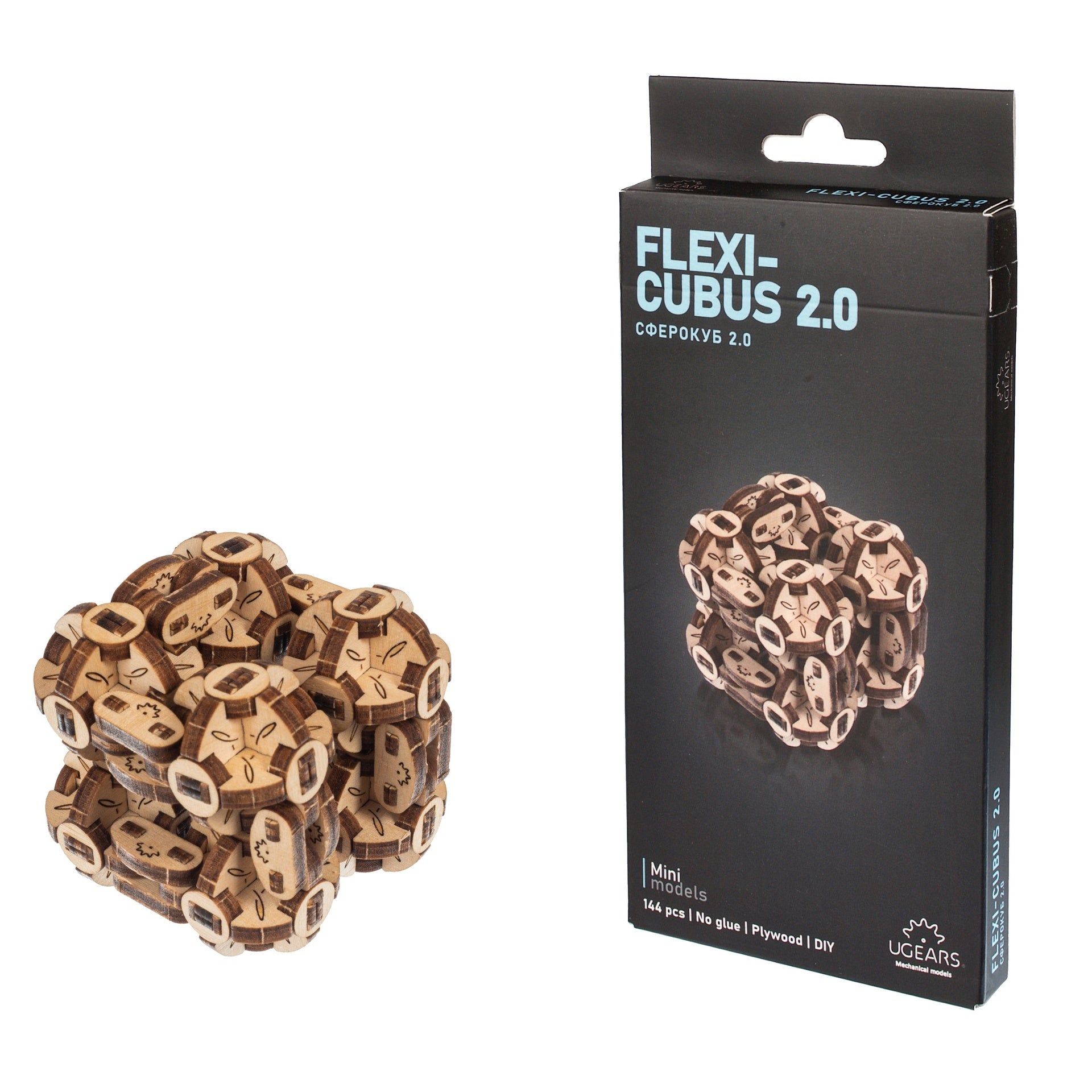 ugears-flexi-cubus-2-0-puzzle-3d-steampunk-antistress-in-legno image 5