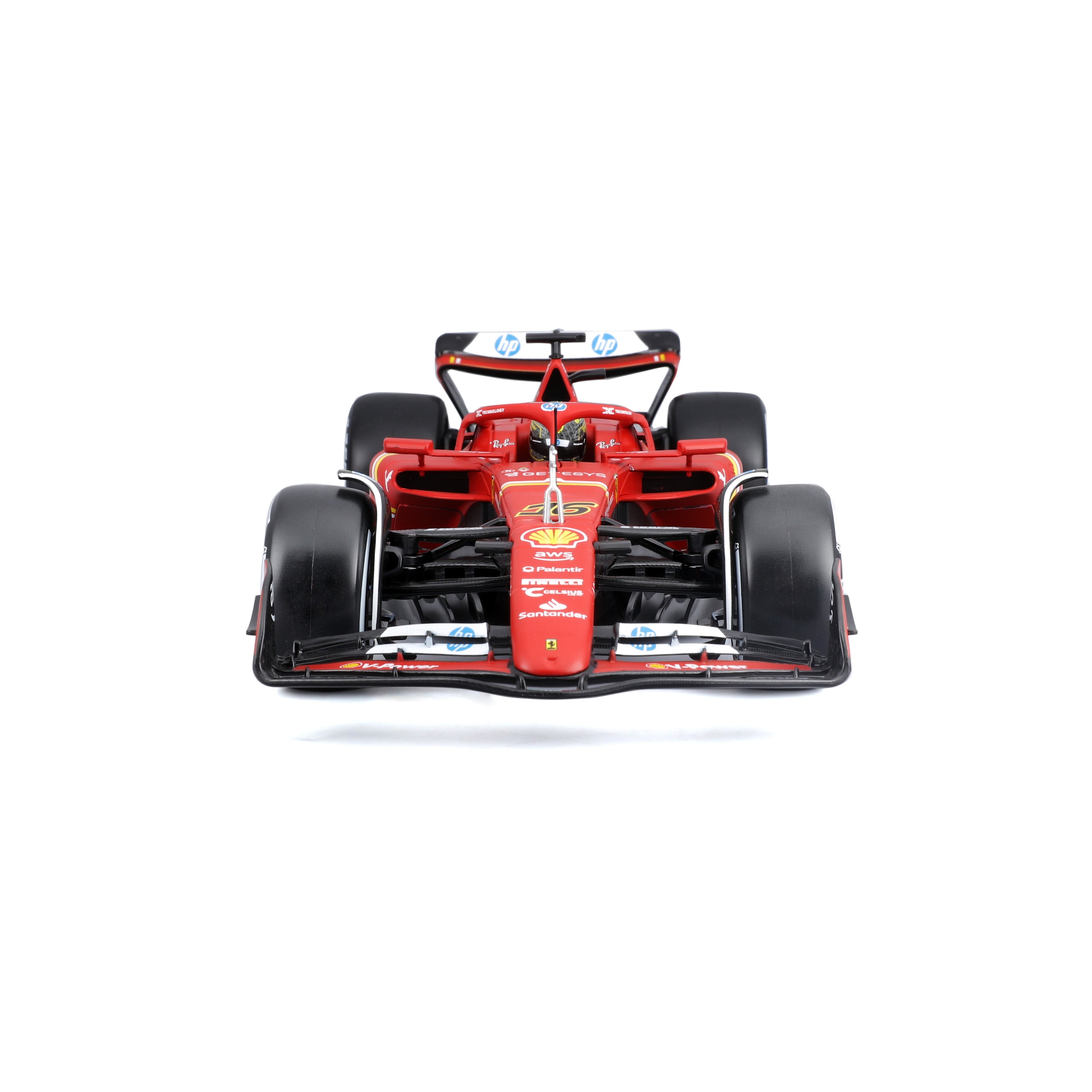 bburago-ferrari-sf-24-16-charles-leclerc-winner-monza-gp-2024-auto-f1-1-18-die-c image 3