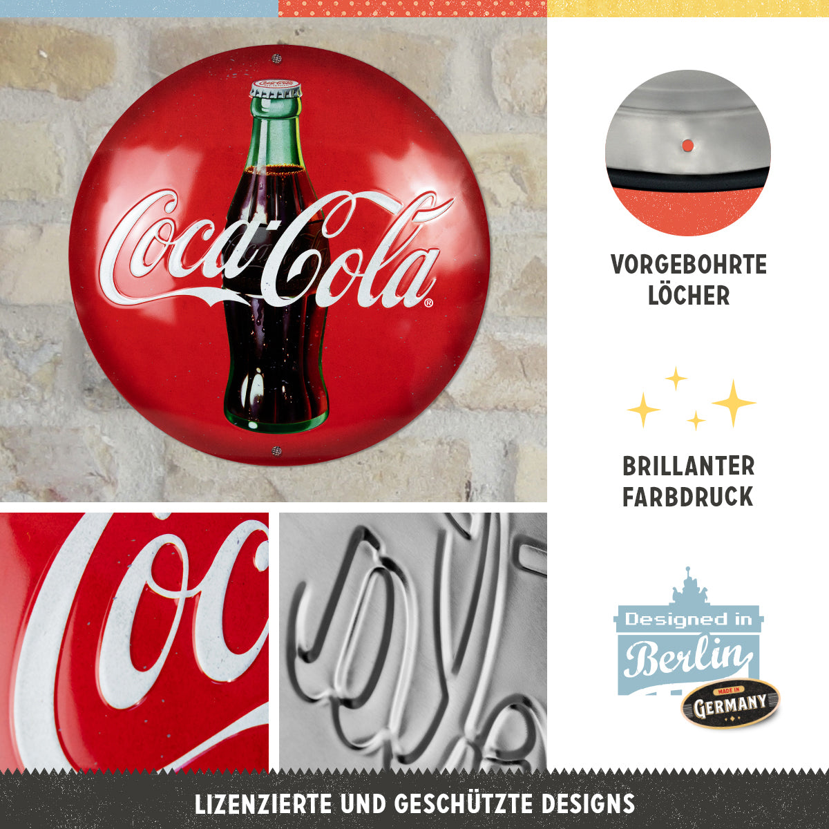 nostalgic-art-coca-cola-targa-rotonda-in-metallo-gozzo-35-cm image 2