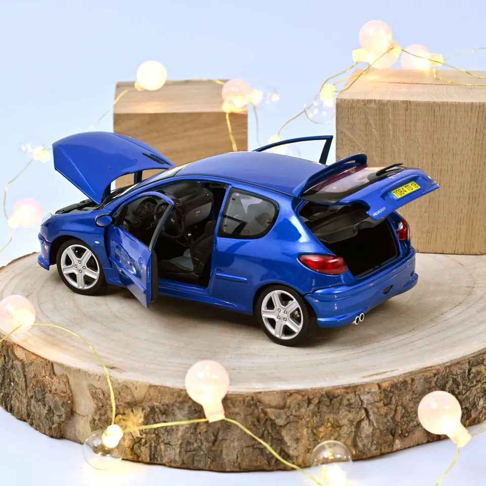 norev-peugeot-206-rc-2003-recif-blue-modellino-auto-1-18 image 1