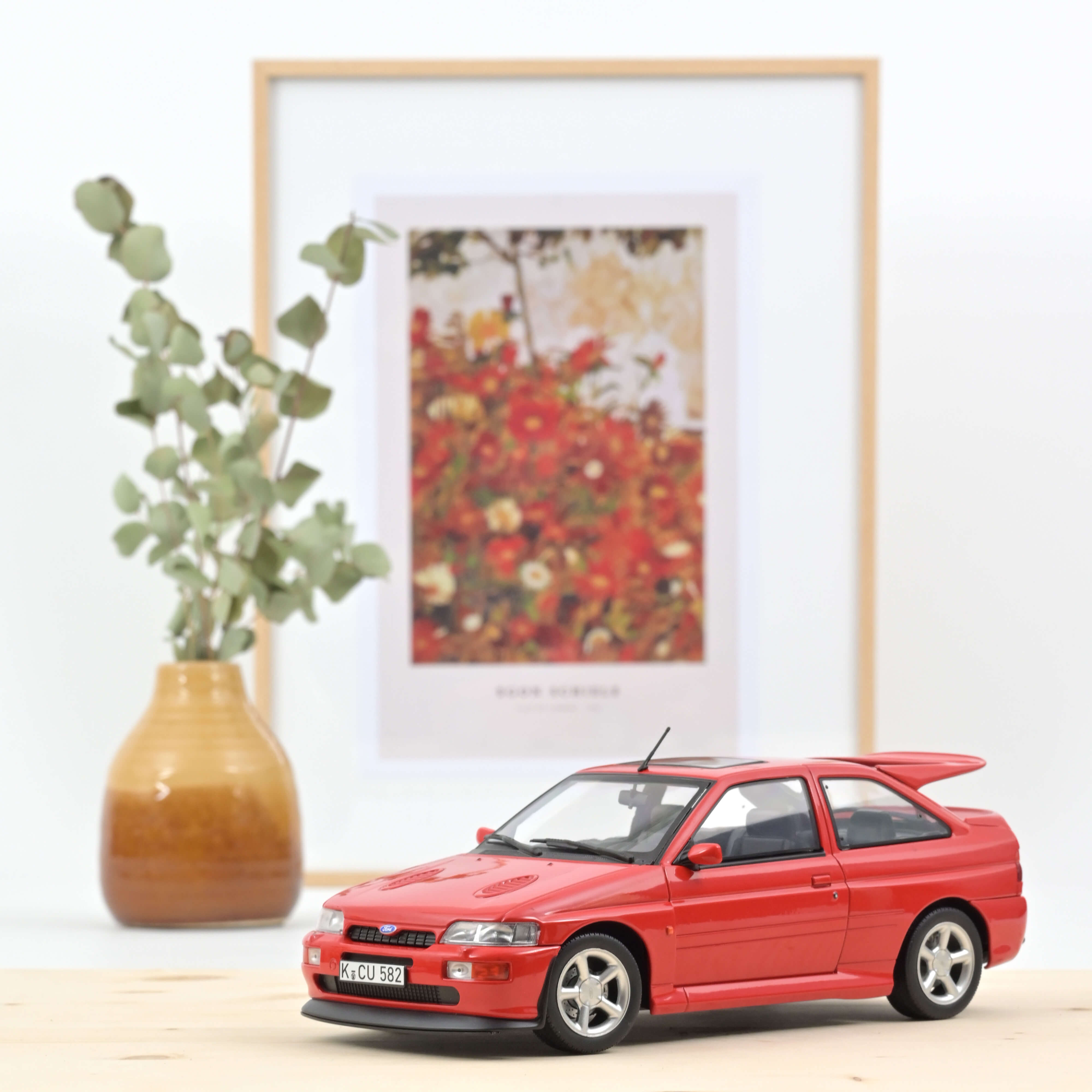 norev-ford-escort-cosworth-1992-modellino-1-18-rosso-edizione-200-pz image 1