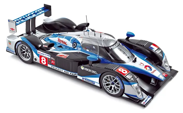 norev-peugeot-908-hdi-fap-2009-n-8-le-mans-1-18-modellino image 1