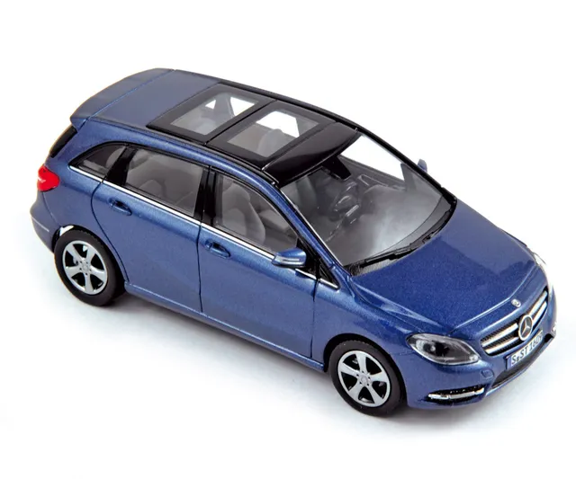 norev-mercedes-benz-classe-b-2011-modellino-auto-1-43-blu-metallizzato image 1
