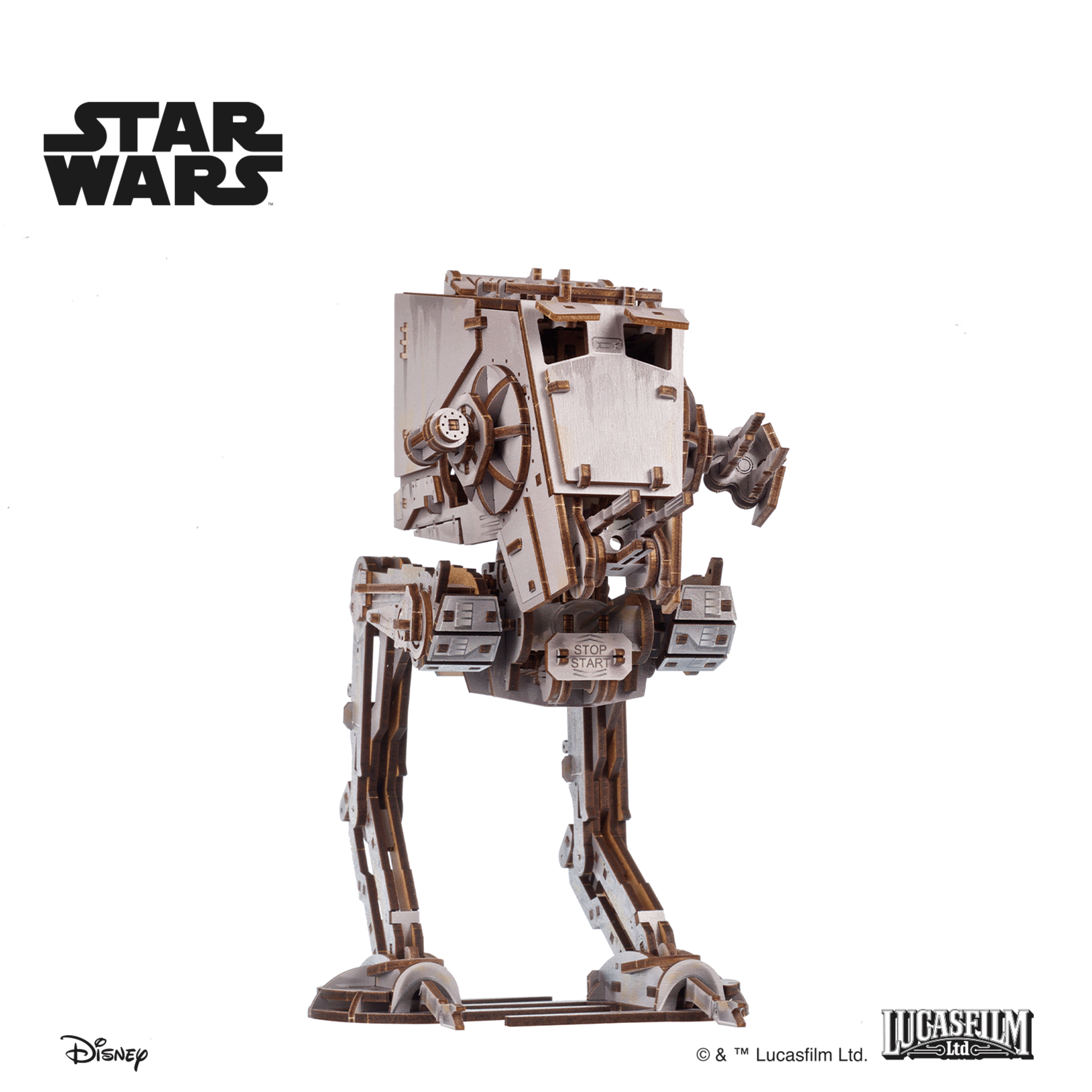ugears-at-st-walker-star-wars-modellino-meccanico-in-legno-a-molla image 4