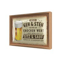 nostalgic-art-wo-ich-geh-und-steh-bier-targa-metallo-20x30-cm image 7