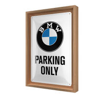 nostalgic-art-bmw-parking-only-white-targa-in-metallo-20x30-cm-2 image 7