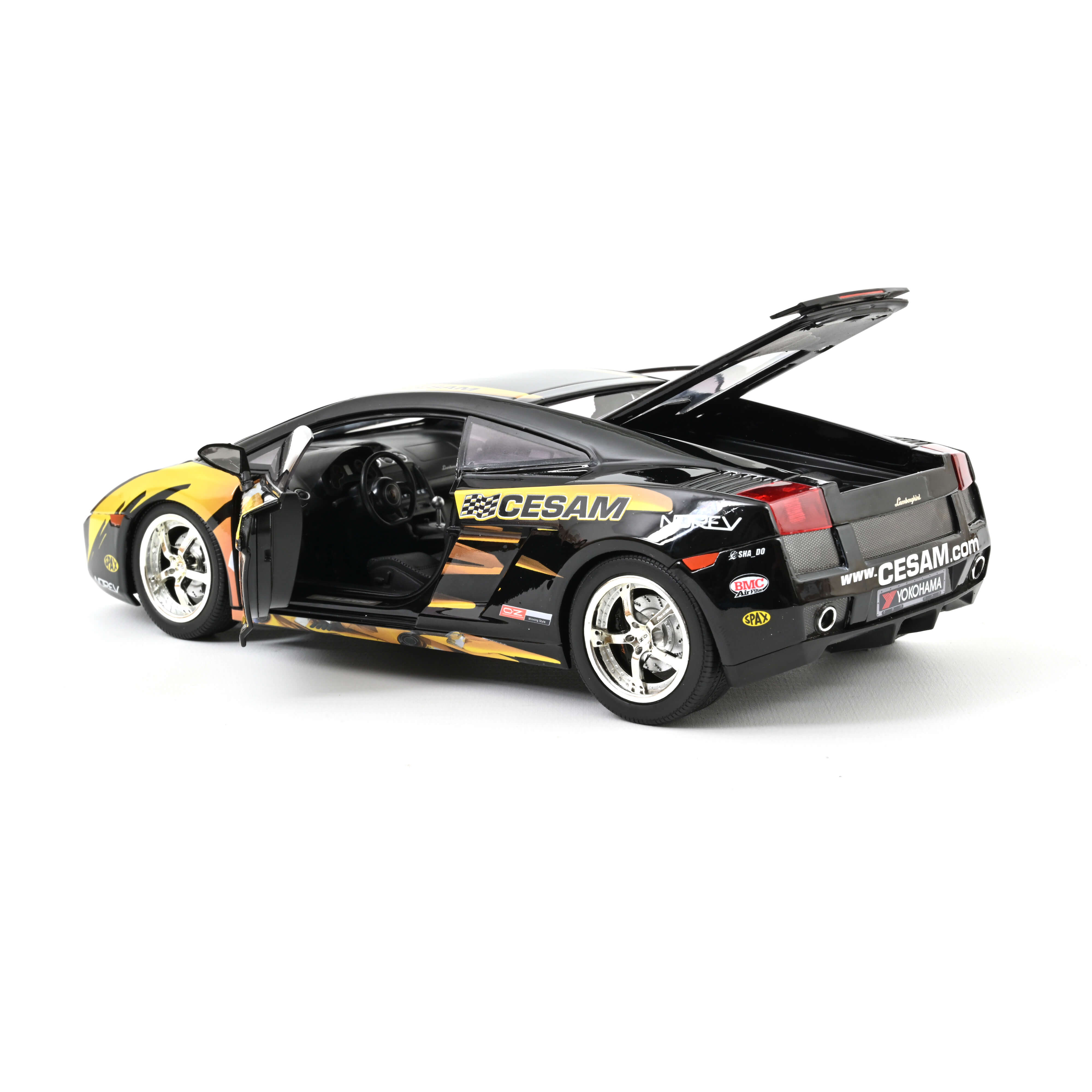 norev-lamborghini-gallardo-cesam-noir-modellino-auto-1-18-nero image 3