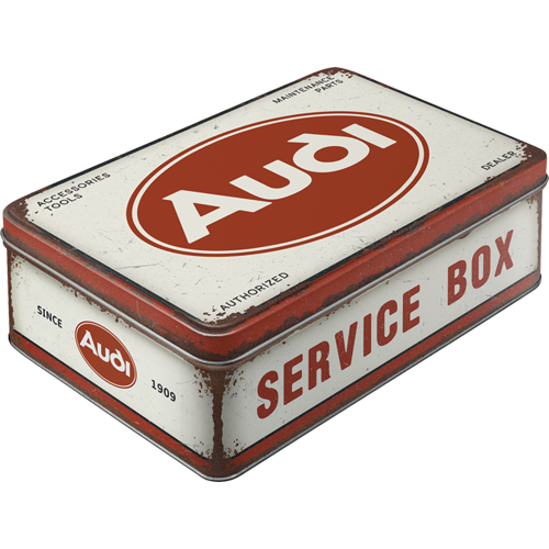 nostalgic-art-audi-service-scatola-in-metallo-2-5-l image 1