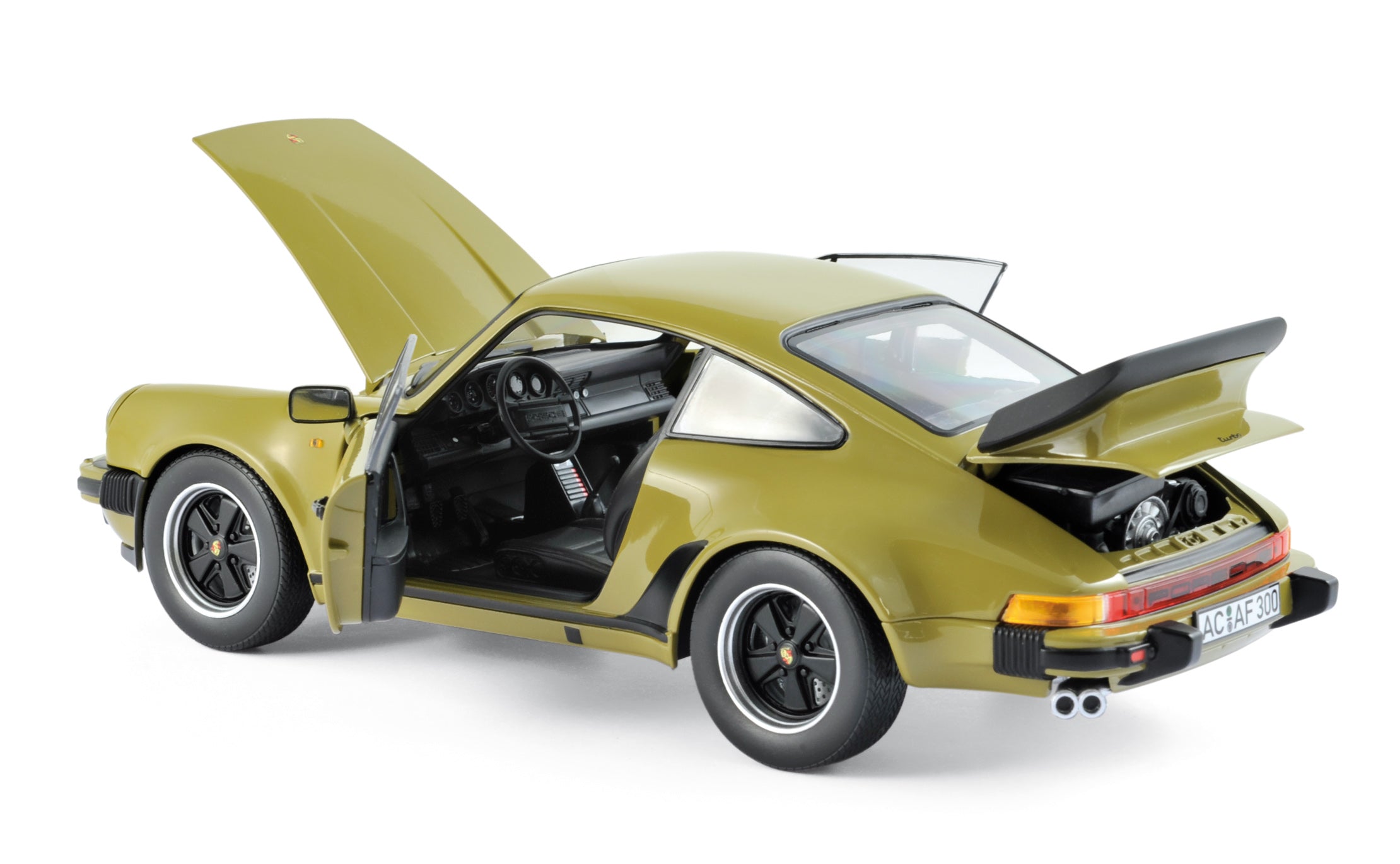 norev-porsche-911-turbo-3-3l-1977-verde-oliva-1-18-2 image 2
