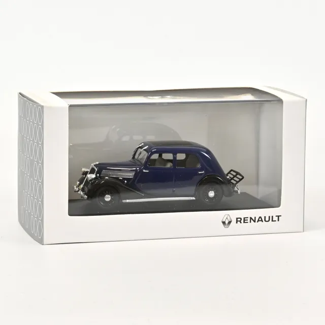 norev-renault-celtaquatre-1936-blu-scuro-e-nero-1-43 image 1