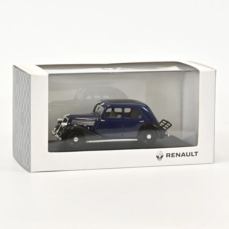 norev-renault-celtaquatre-1936-blu-scuro-e-nero-1-43 image 1