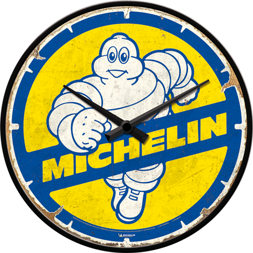 nostalgic-art-michelin-bibendum-80s-orologio-da-parete image 1