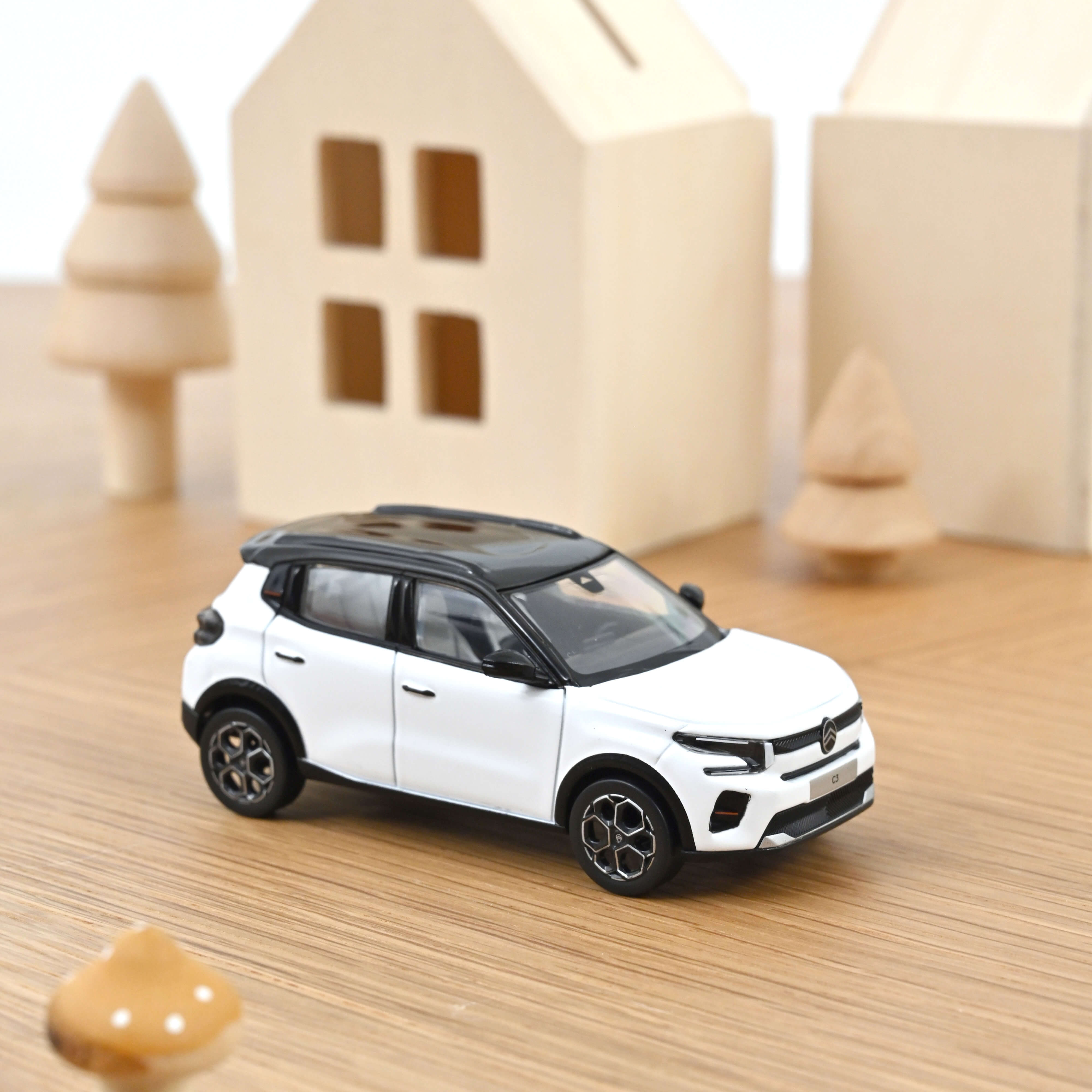 norev-citroen-c3-2024-bianco-banquise-tetto-nero-1-43 image 1