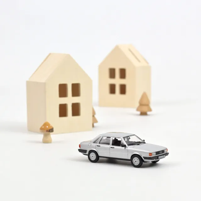 norev-audi-80-s-1979-silver-modellino-auto-1-43 image 1
