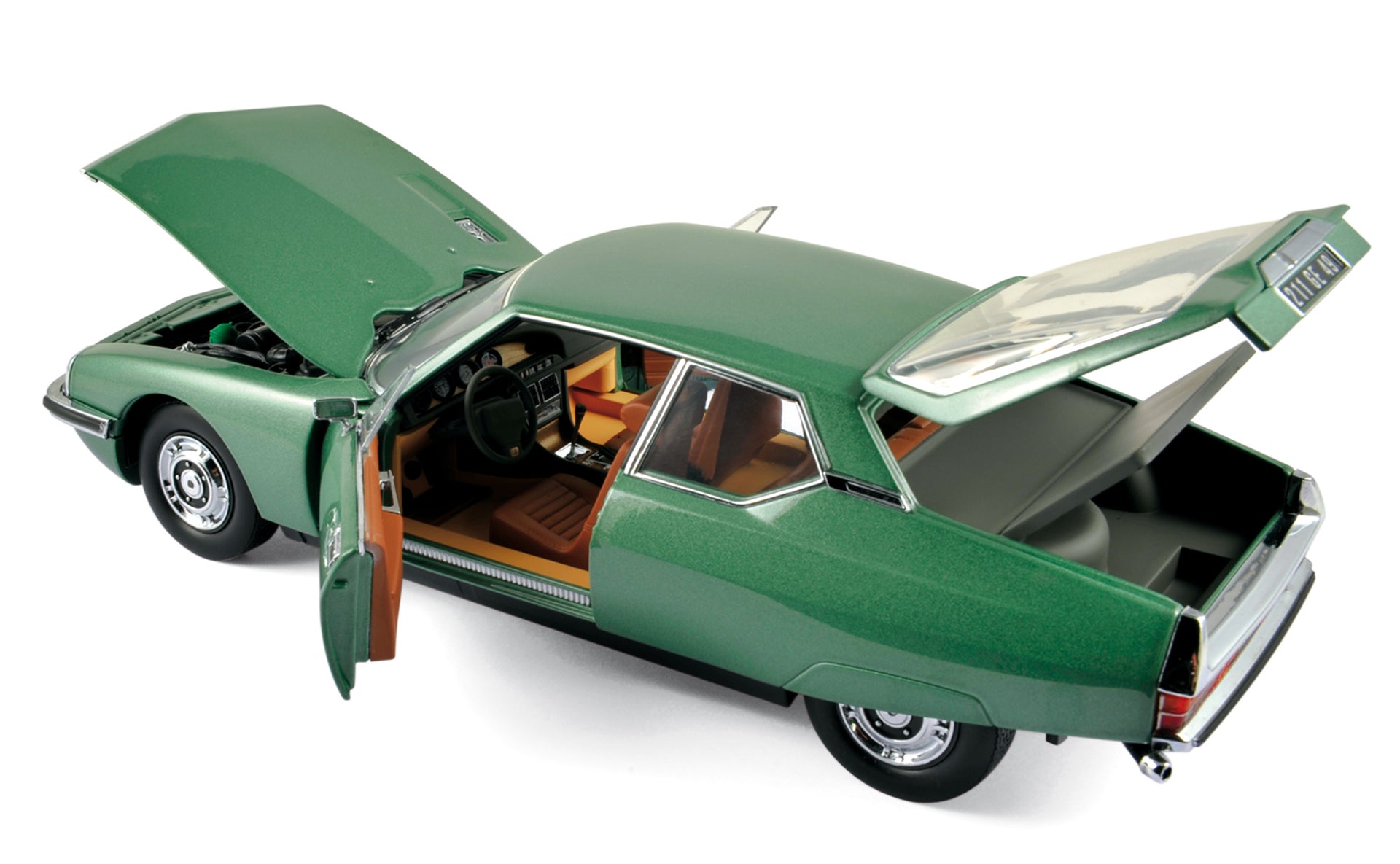 norev-citro-n-sm-1971-verde-metallizzato-modellino-auto-1-18 image 1