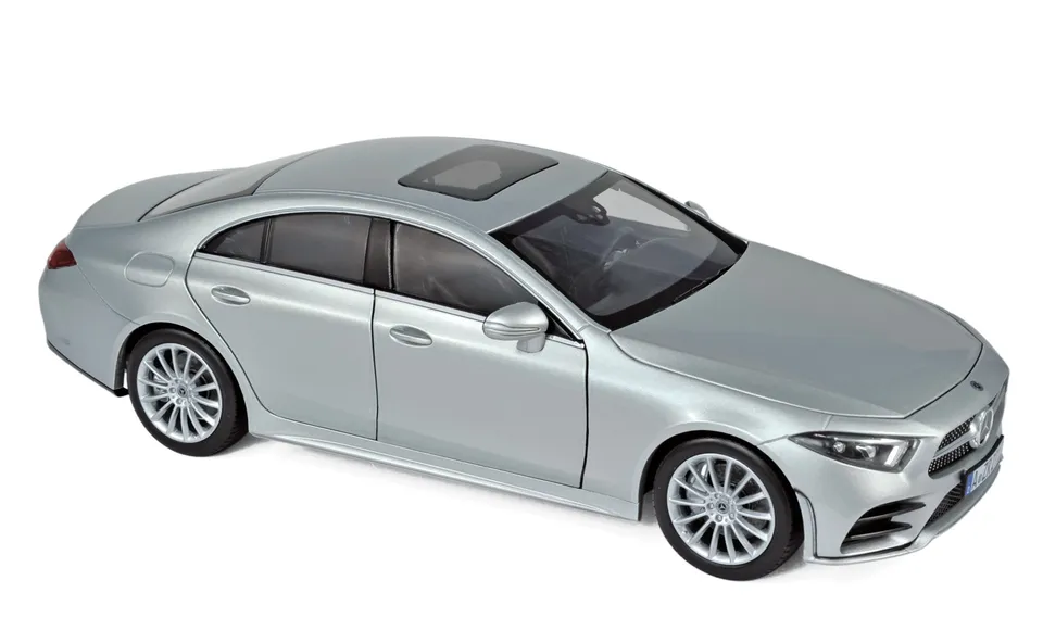 norev-mercedes-benz-classe-cls-2018-argent-1-18-modellino-die-cast-grande image 1