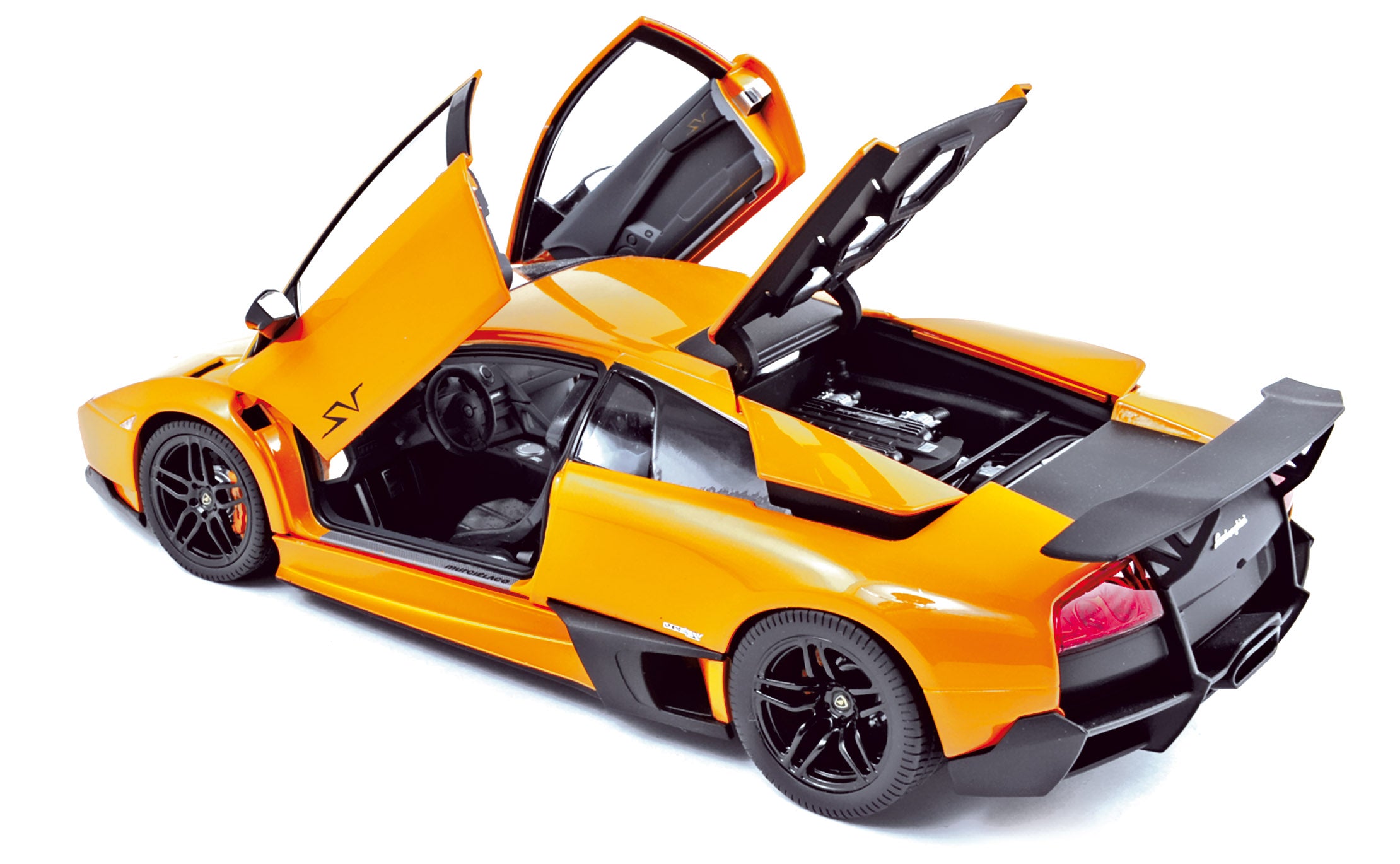 norev-lamborghini-murcielago-lp670-4-super-veloce-2009-arancione-modellino-1-18 image 2