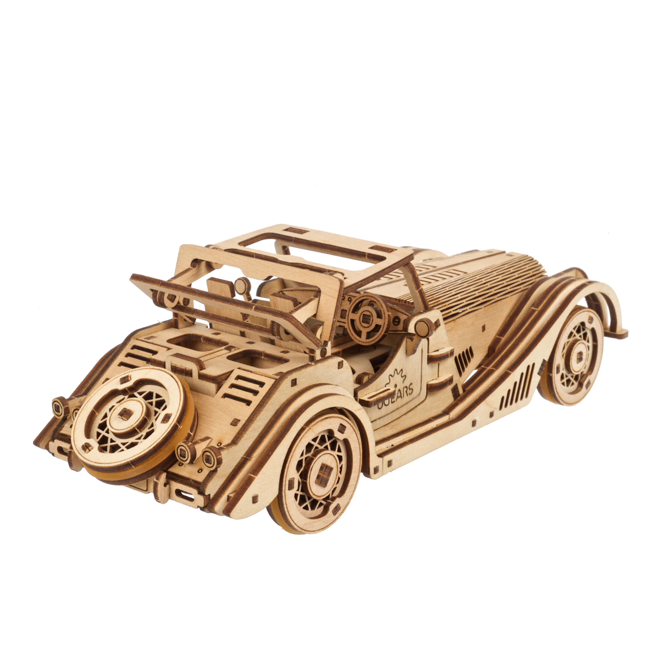 ugears-sports-car-rapid-mouse-auto-a-molla-in-legno-da-costruire image 2
