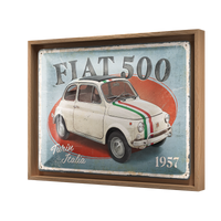 nostalgic-art-fiat-500-turin-italia-cartello-in-lamiera-smaltata-30x40-cm image 8