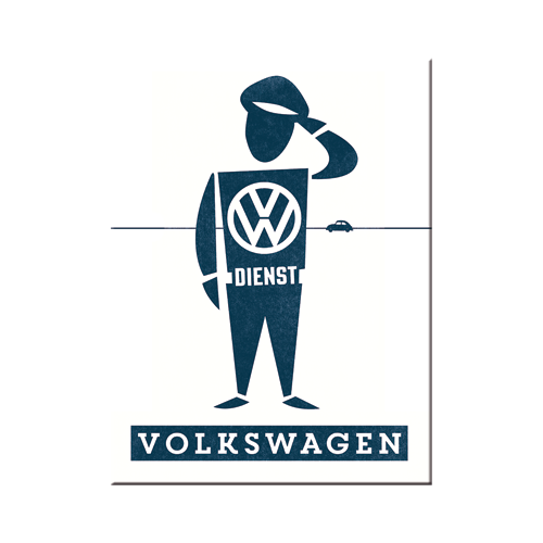 nostalgic-art-vw-dienst-mann-magnete-da-frigo-in-metallo-6-x-8-cm image 1