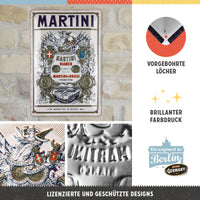 nostalgic-art-martini-bianco-vermouth-label-targa-in-metallo-20x30-cm image 2