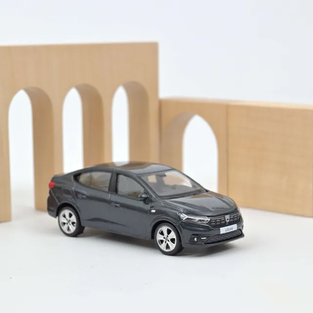 norev-dacia-logan-2021-slate-grey-modellino-auto-1-43 image 1