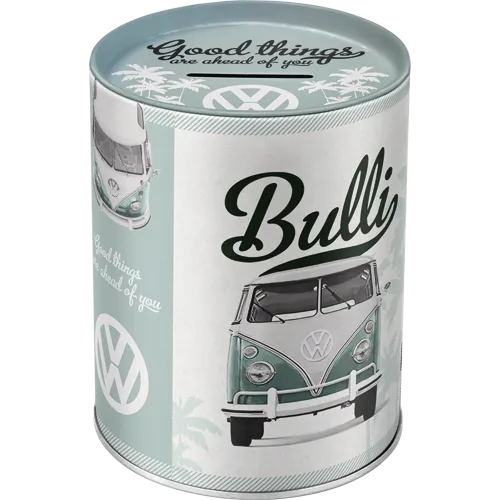 nostalgic-art-vw-good-things-are-ahead-of-you-salvadanaio-in-metallo-1-litro image 1