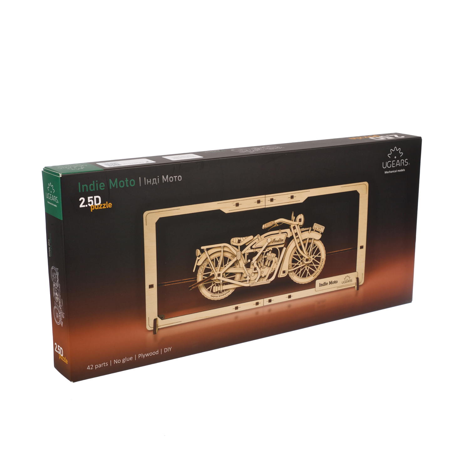 ugears-indie-moto-2-5d-puzzle-quadro-in-legno image 4